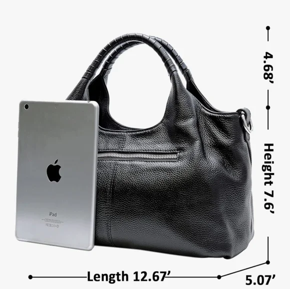 Iswee Leather handbag crossbody - Picture 3 of 10